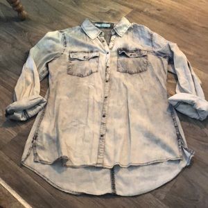 Denim acid wash shirt!